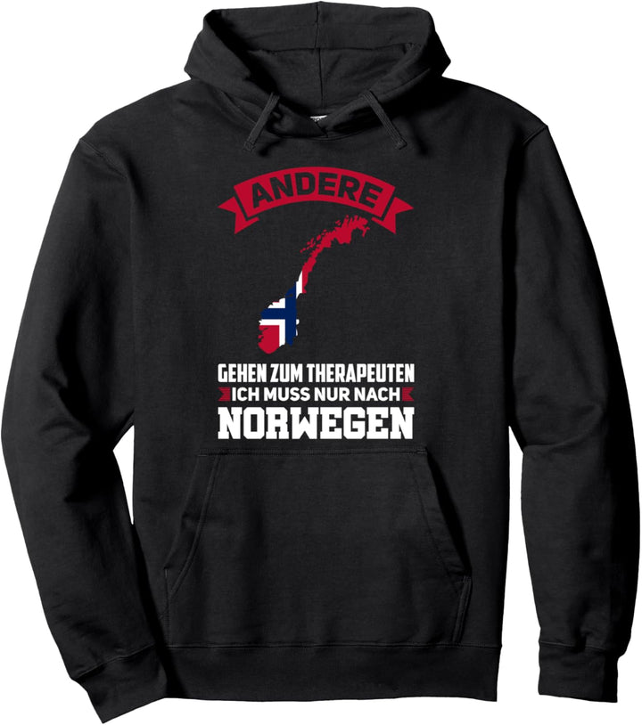 Norwegen Norwegische Flagge Flagge Reise Pullover Hoodie