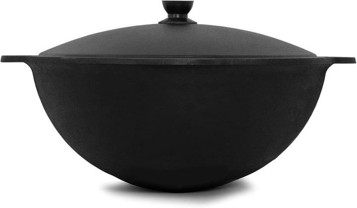 4BIG.fun Utschak Ø44 Uchag 16L Kazan Wok Grillfächer Schaumkelle Eintopfofen Utschag Учаг Campingofe