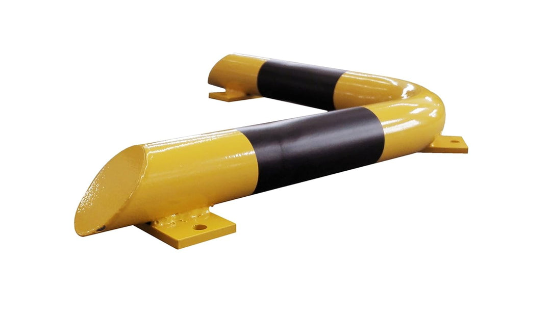 1A-Safety Rammschutzbalken RSBA-ECK, gewinkelt, Durchmesser: 76 mm Gütestahl, LxB: 638 x 638 mm, Gel