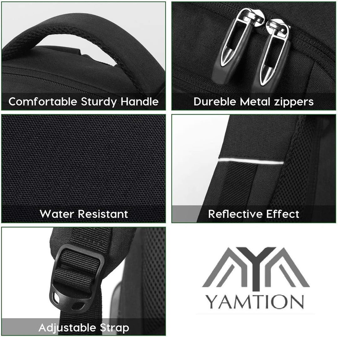 Laptop Rucksack Schulrucksack für 17.3 Zoll Laptop Daypacks für Herren Business Rucksack mit USB Lad