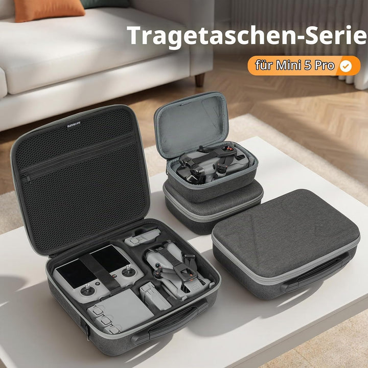 ZJRXM Mini 5 Pro Tasche Zubehör, Tragbare Reisetasche für DJI Mini 5 Pro Drone, Kompakte Aufbewahrun