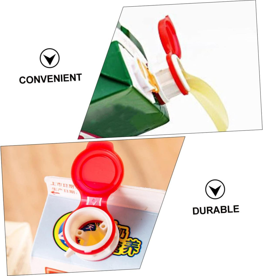 MAGICLULU 8 Stück Getränkespender mit Deckel Getränkeumleitung aus Abs und Silikon Einfache Reinigun