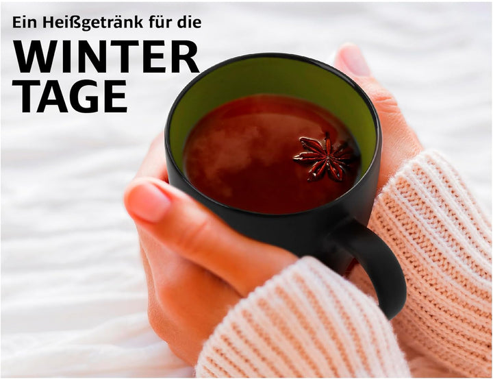 MIAMIO - 6 x 350 ml Kaffeetassen/Kaffeebecher Set - Tassen Set 6er Modern - Le Papillon Kollektion (