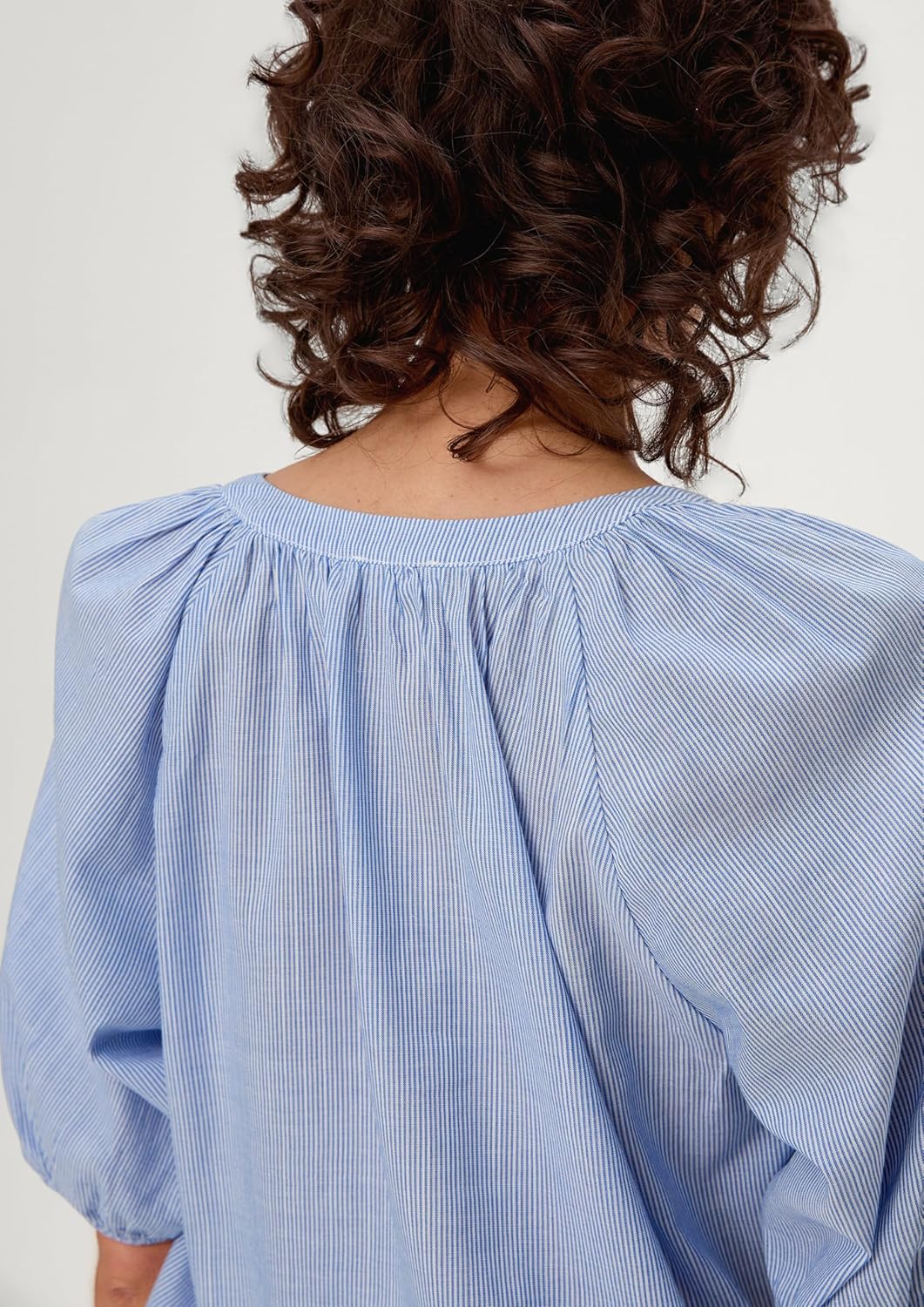 s.Oliver Streifenbluse aus Viskosemix 42 55h5_royalblau, 42 55h5_royalblau