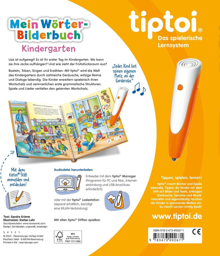 Ravensburger tiptoi® Stift 00110 - Das spielerische Lernsystem, Lernspielzeug für Kinder ab 2 Jahren