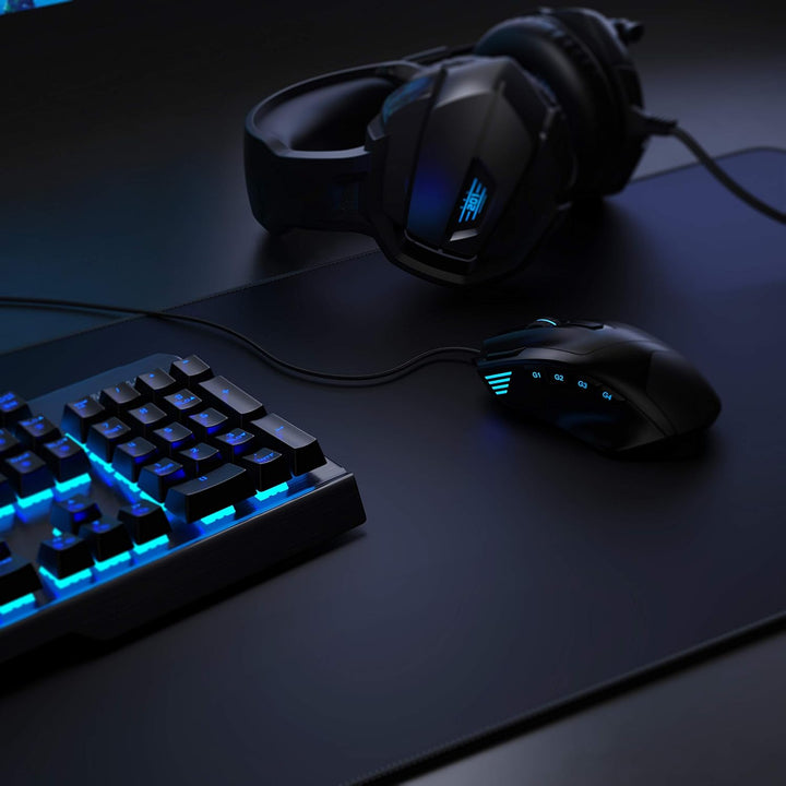 TITANWOLF - Übergrösse Mauspad Gaming 1200x400mm - XXXL Mousepad gross Motiv - Tischunterlage Large