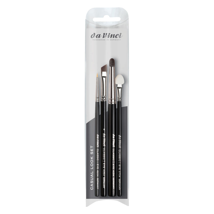 Da Vinci CASUAL PINSELSET , 4-teilig , mit Schminkanleitung , Handmade in Germany , 1 Stück