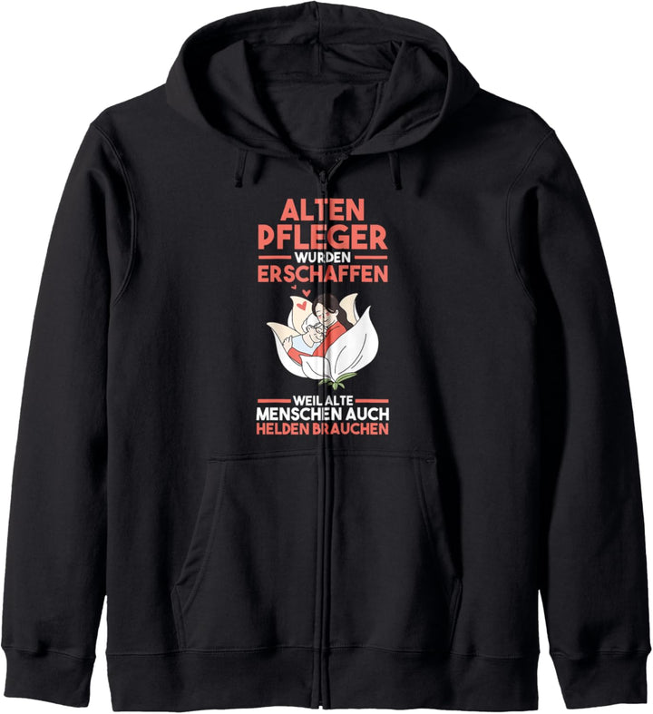 Altenpflege Pflegekraft Altenpfleger Kapuzenjacke