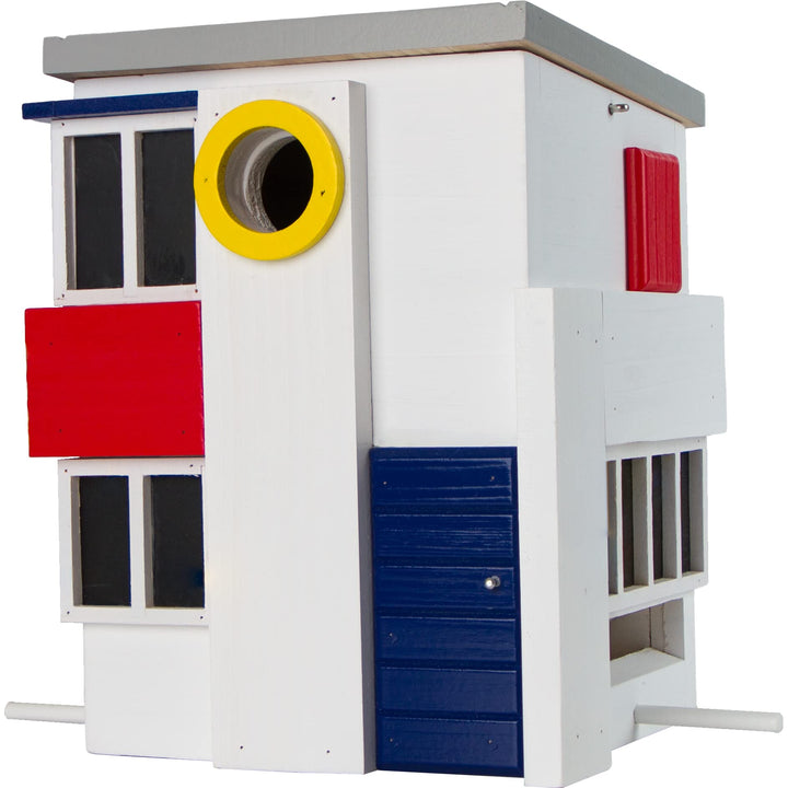 Wildlife Garden WG1124 Multiholk De Stijl - Der Kombinierte Vogelfutterhaus und Nistkasten/Vogelhaus