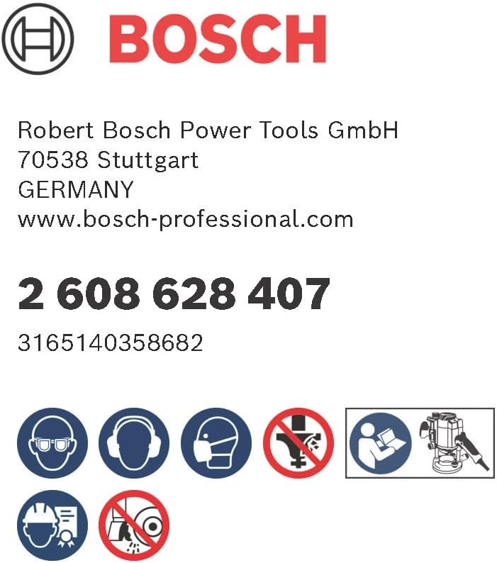 Bosch Accessories Bosch Professional Zubehör 2608 628 407 V-Nutfräser 8 mm, D1 16 mm, L 16 mm, G 45