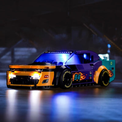 LocoLee Licht Kompatibel mit Lego 76935 NASCAR Next Gen Chevrolet Camaro ZL1, Nur Lichter Set - Kein