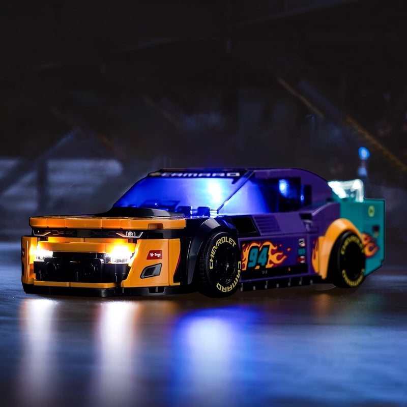 LocoLee Licht Kompatibel mit Lego 76935 NASCAR Next Gen Chevrolet Camaro ZL1, Nur Lichter Set - Kein