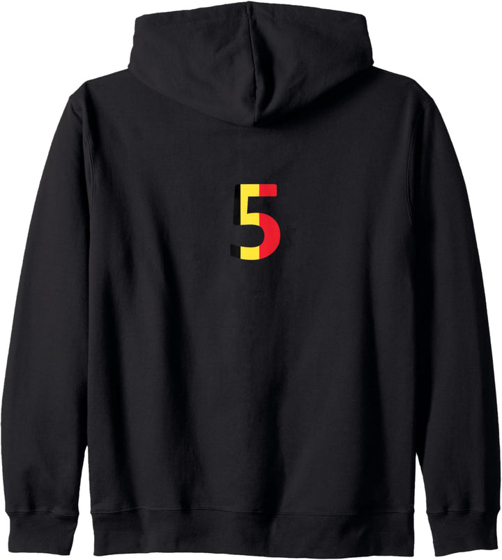 Flagge Belgien Kapuzenjacke