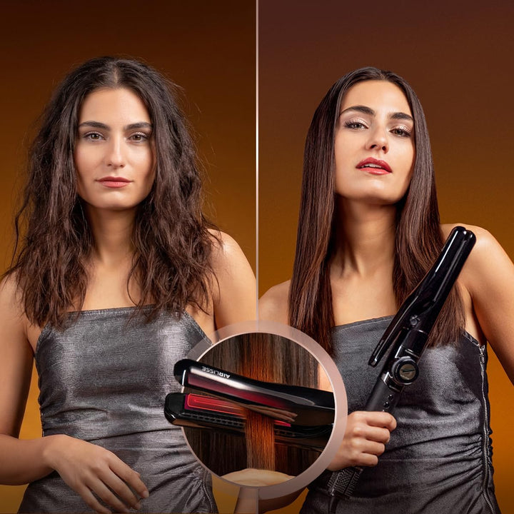 Cecotec Multifunktionaler Luft-Haarstyler mit 14 Zubehörteilen AirGlisse 14in1 Platinum. 110.000 U/m