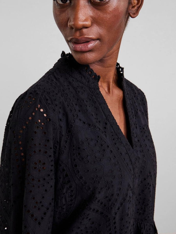 YAS Damen Yasholi Ls Dress S. Noos Kleid M Schwarz, M Schwarz