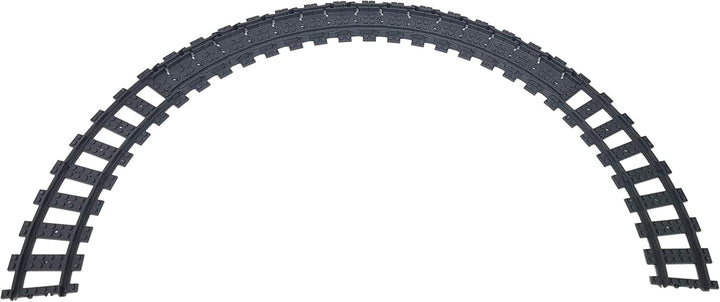 LEGO 8X Gebogene Kurvenschienen Gleise + 16x Flexible Schienen Gleise Gebogene und Flexible Schienen