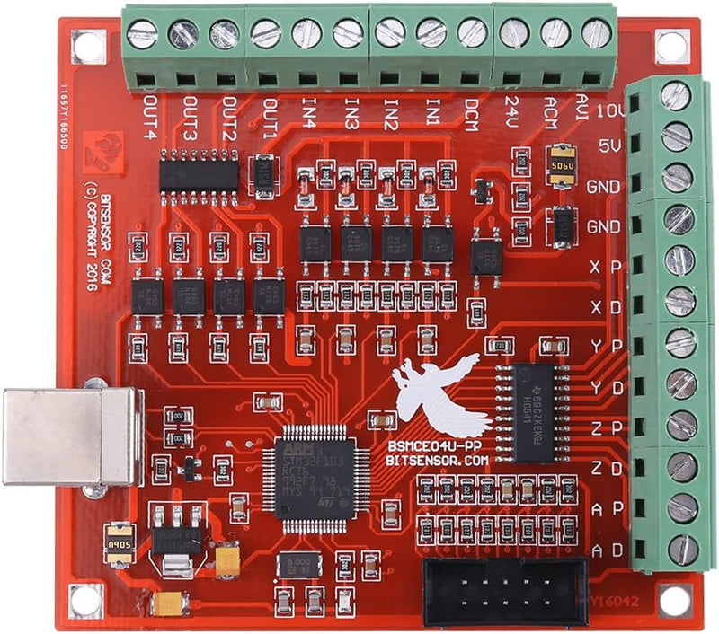 Wendry USB-Mach3-Schrittmotor-Bewegungssteuerungskarte, 100-kHz-Bewegungssteuerungskarten-Breakout-B