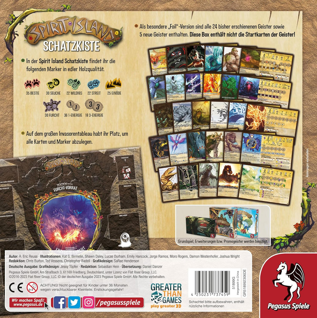 Pegasus Spiele 51899G Spirit Island Schatzkiste
