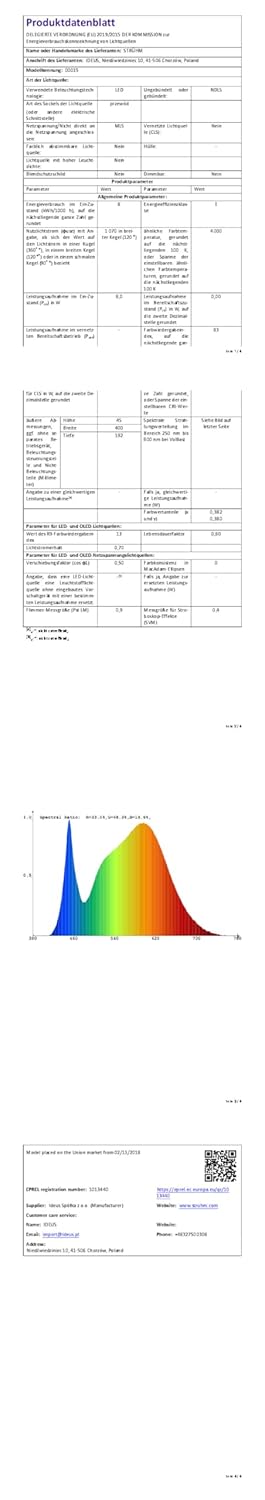 Licht-Erlebnisse LED Spiegelleuchte Chrom IP44 mit Schalter schwenkbar 4000 K B: 40 cm Metall Wandla