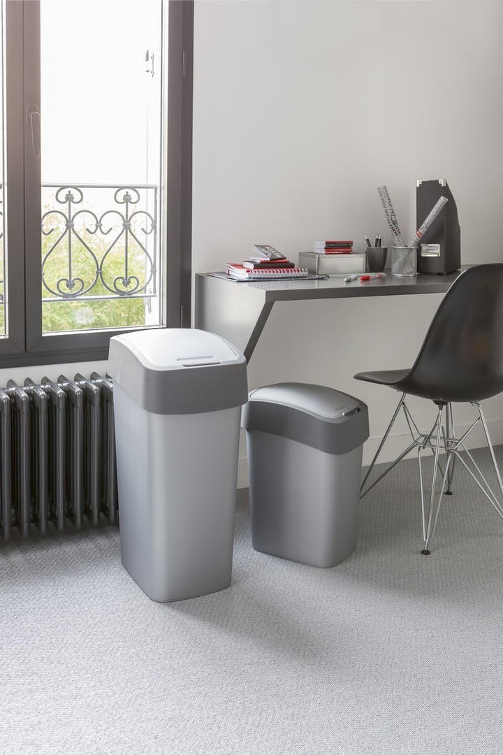 CURVER Abfalleimer „FLIP Bin“ 50L 29.4x37.6x65.3 Einheitsgrösse, 29.4x37.6x65.3 Einheitsgrösse