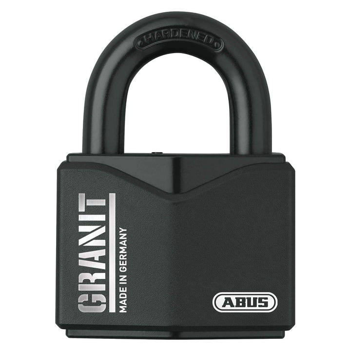 ABUS Granit Vorhängeschloss 37/55 für den Ausseneinsatz - aus gehärtetem Spezialstahl - Schlüssel mi