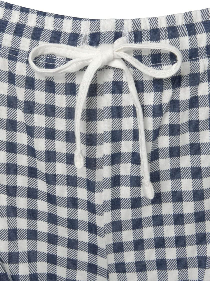 s.Oliver Damen Pyjamaset 44-46 Navy Kariert, 44-46 Navy Kariert
