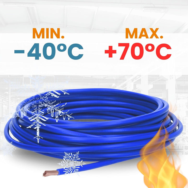 100 Meter Lapp 4510142 H05V-K 0,75 mm² dunkelblau I Verdrahtungsleitung I Aderleitung flexibel I PVC