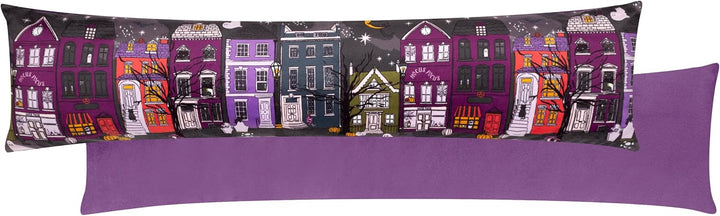 furn. Creepy Town Zugluftstopper, Samt, Anthrazit, 20 x 92 cm