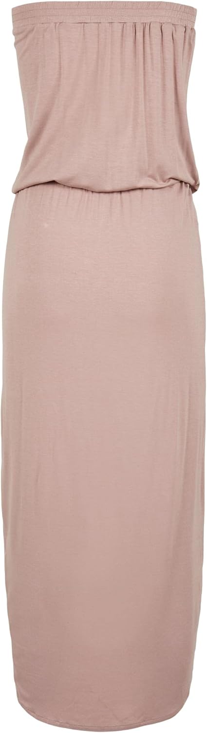 Urban Classics Damenkleid aus Viskose, sommerliches Bandeau-Kleid für Frauen mit luftigem Stoff, trä