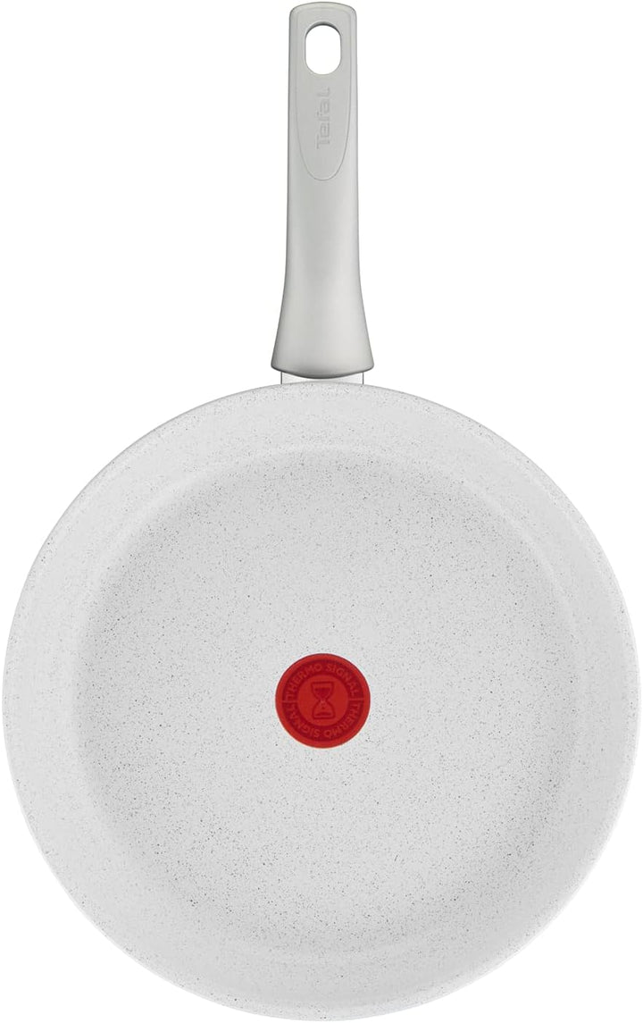 Tefal C4510453 Natural Chef Induction 24 cm Keramik Bratpfanne, Aluminium, exklusiv