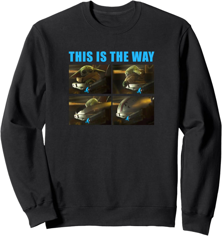 Star Wars: The Mandalorian The Child This Is The Way Panels Sweatshirt