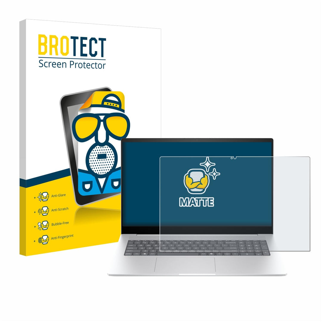 BROTECT Entspiegelungs-Schutzfolie für HP Envy 17 2024 Matte Displayschutz-Folie, Anti-Reflex, Anti-