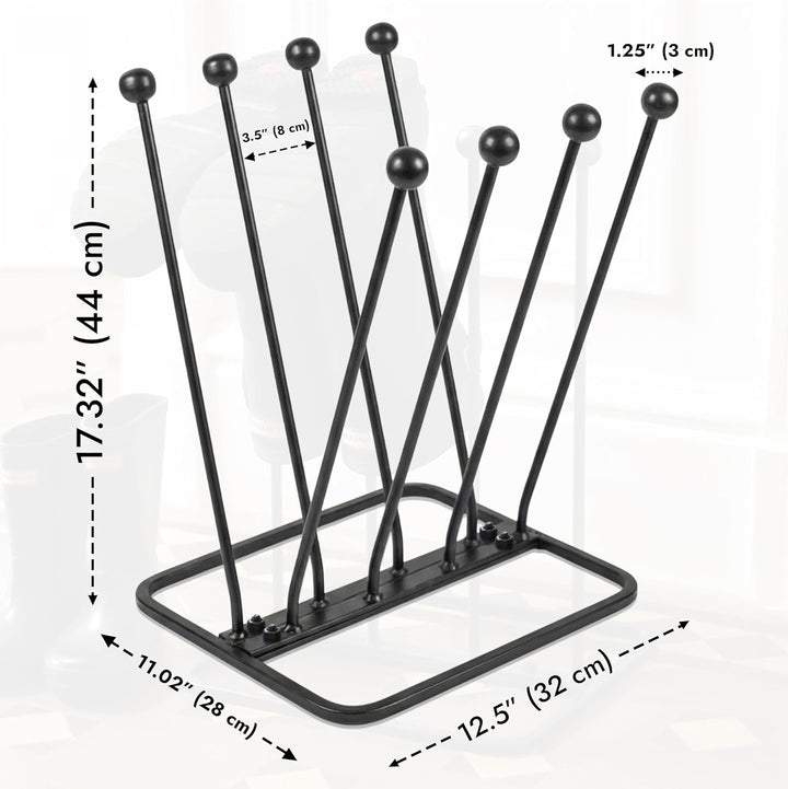 ARSUK Welly Schuhabstreifer, Stiefelknecht, Schuhbürsten, Motiv Schuhzubehör &amp; Pflege gusseisen Eise