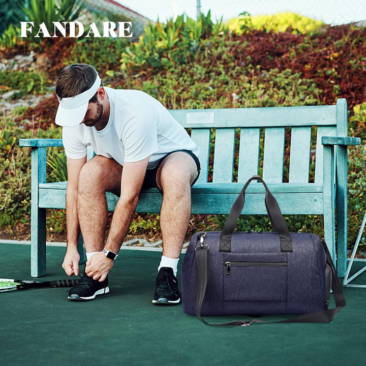 FANDARE Reisetasche Grosse Sporttasche Schultertasche Tote Handtasche Männer Weekender Tasche Klinik