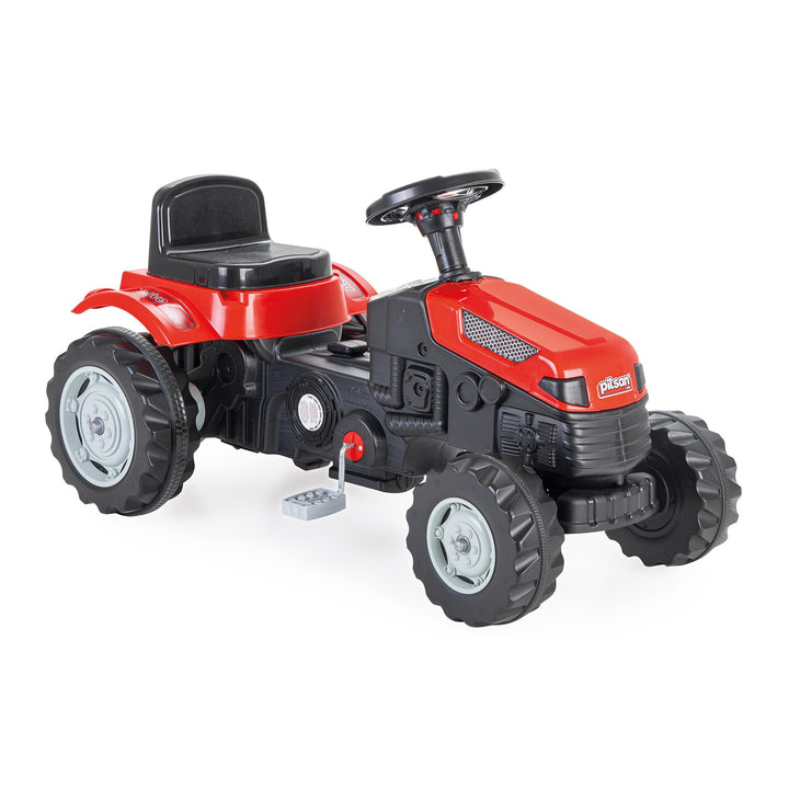 LEMODO Trettraktor ab 3 Jahre | Kinder Traktor in rot| Traktor zum draufsitzen | Kindertraktor mit K
