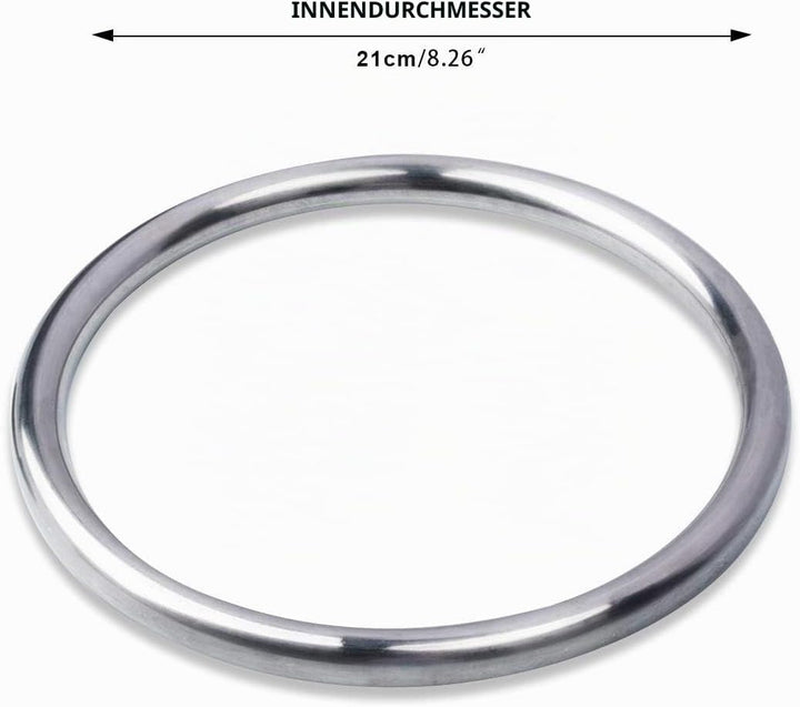 Tsun Siu Lum Edelstahl Ring Wing Chun Kung Fu Silber, Silber