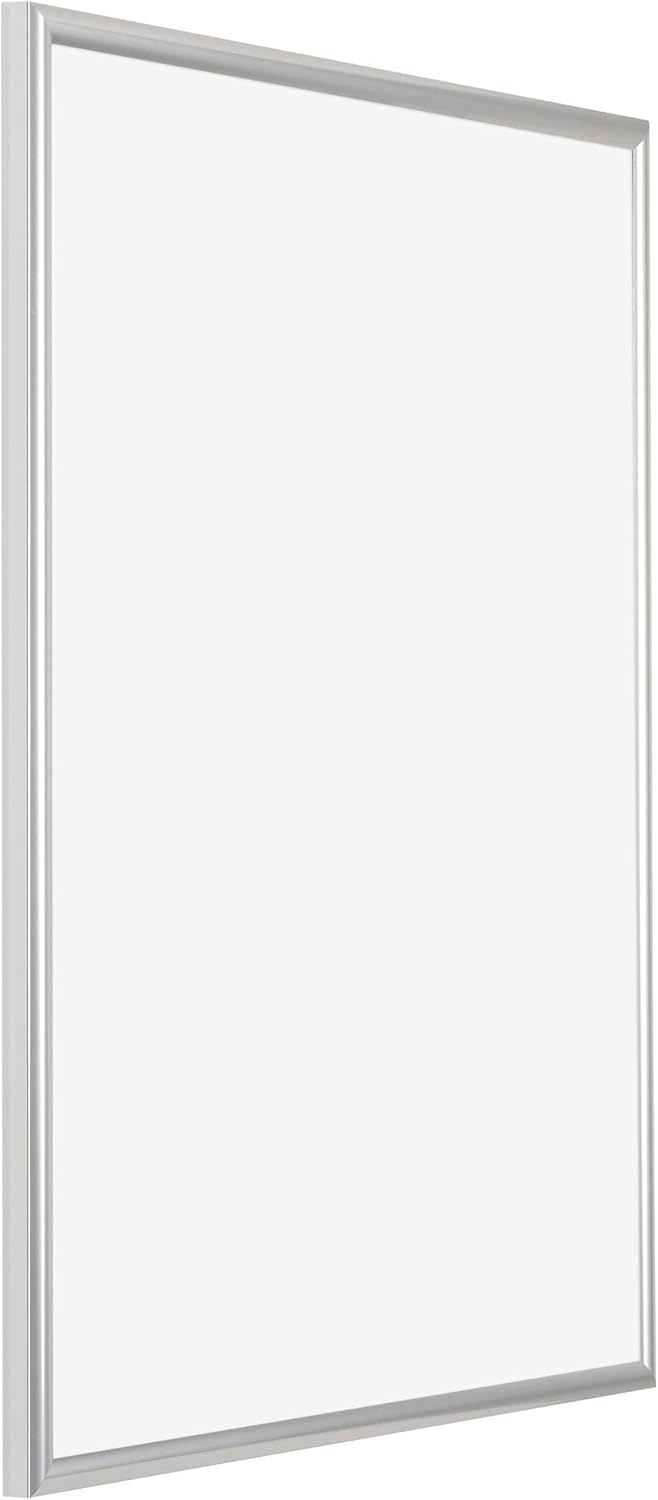 yd. Your Decoration - Bilderrahmen 75x100 cm - Silber - Bilderrahmen aus Kunststoff mit Acrylglas -