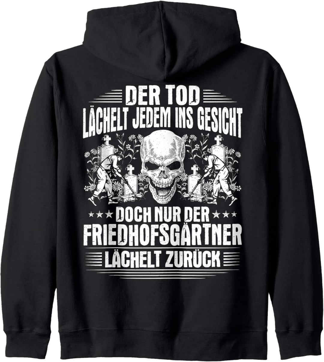 Friedhofsgärtnerei Lächeln Friedhofsgärtner Kapuzenjacke