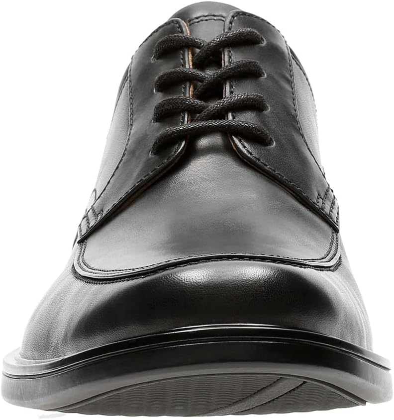 Clarks Herren Un Aldric Park Derbys 39.5 EU Black Leather, 39.5 EU Black Leather