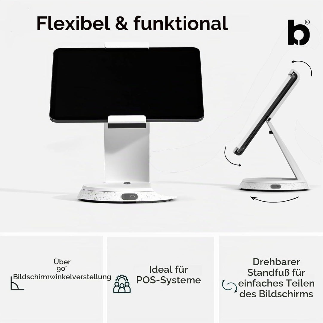 Bouncepad Eddy - universelle Tischhalterung kompatibel mit fast allen wichtigen iPads und Tablets, w