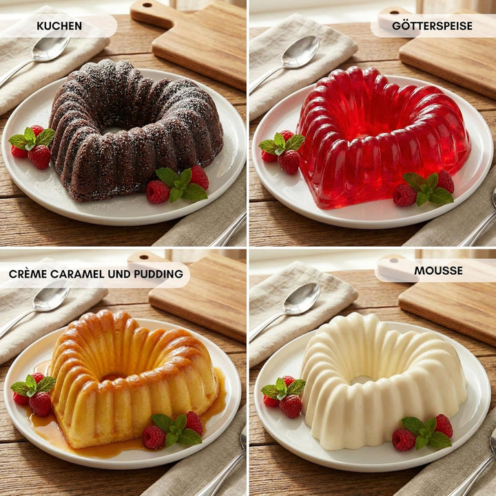 Erreke Gugelhupfform, Professionelle Qualität Kuchenform, Gugelhupf Backform, Sehr Widerstandsfähig,