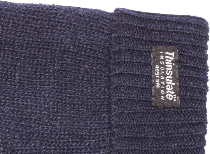 EEM Damen Strickhandschuhe, weiche Wolle, Thinsulate Thermofutter L-XL Marine, L-XL Marine