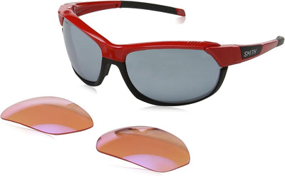 Smith Unisex-Erwachsene Overdrive/N XB LZJ 61 Sonnenbrille, Rot (Cherry Red/Sl Silver)