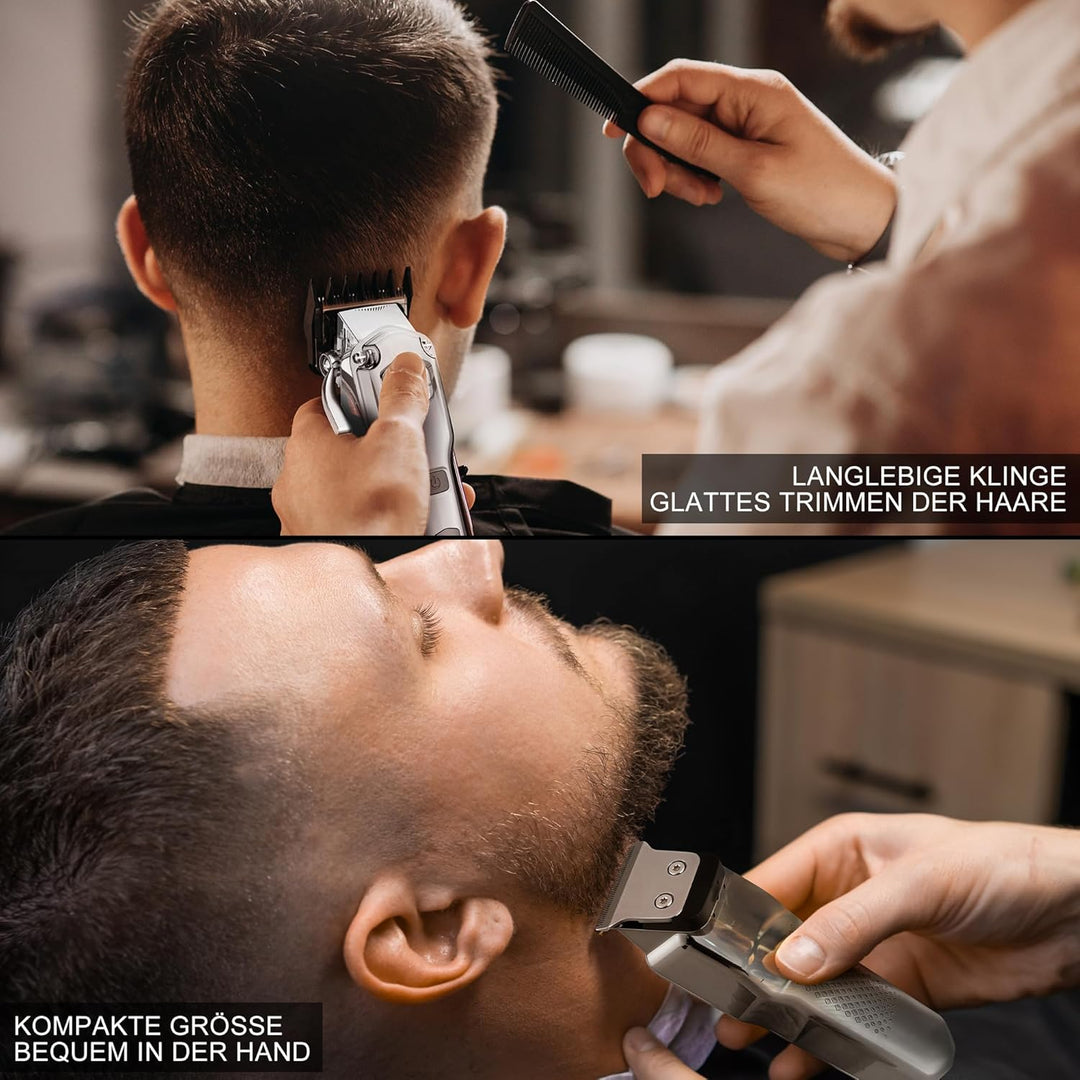 Hatteker Haarschneidemaschine Profi akku Haarschneider Herren Haartrimmer Langhaarschneider Herren B