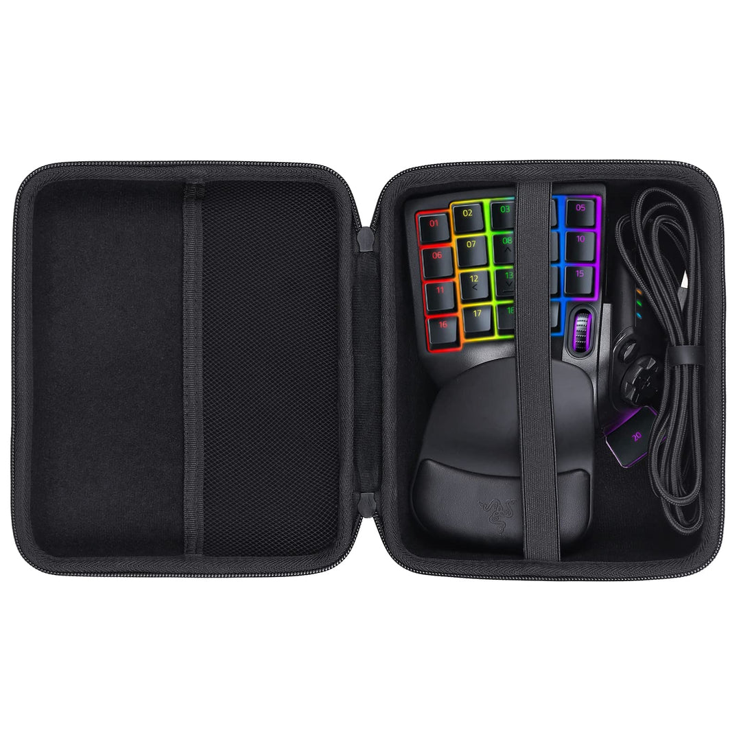 co2CREA case Harte reiseschutzhülle Etui Tasche für Razer Tartarus Pro / V2 Gaming Keypad (Nur Tasch