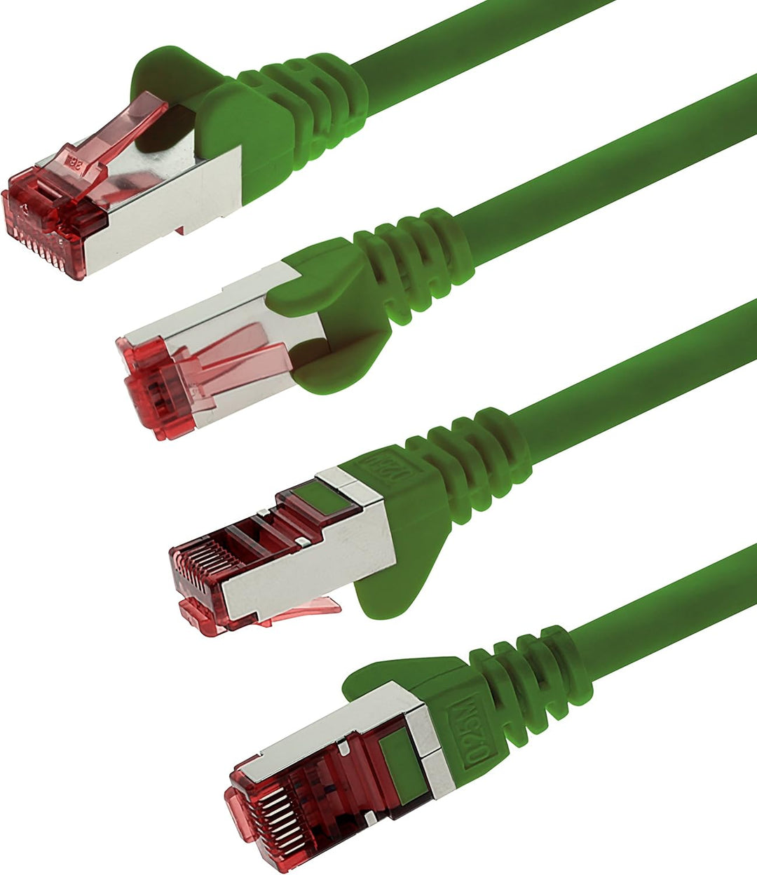 1aTTack.de 10x 3m - Cat 6 Netzwerk-Kabel Patch-Kabel Cat6 RJ45 SFTP - Grün