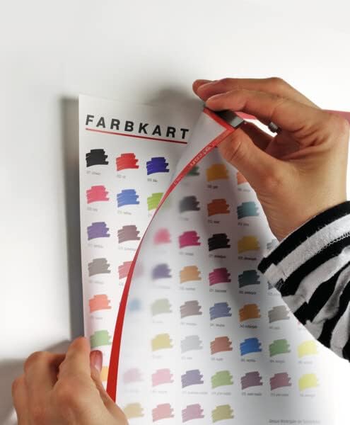 Legamaster 7-635603 Magnetische Dokumentmappen, DIN A4, 5 Stück, blauer Rahmen, transparente PVC-Flä