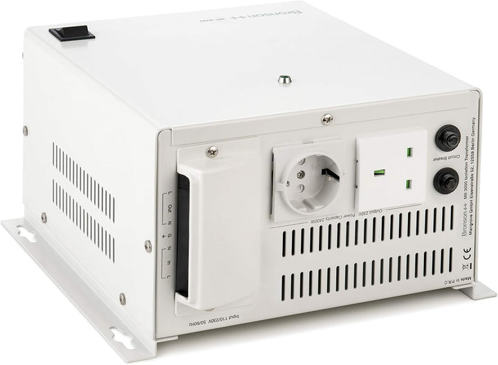 Bronson++ MII 3000 Trenntransformator Trenntrafo 3000 Watt - In: 110V/230V - Out: 230V, 3000 Watt
