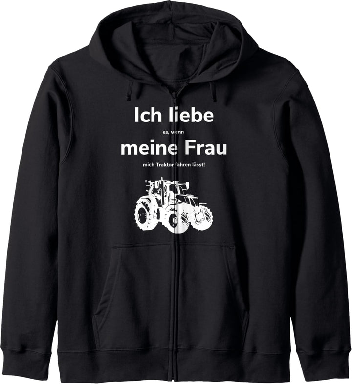 Landwirt Landwirtschaft Bauer Traktor Trecker Ehe-Mann Kapuzenjacke