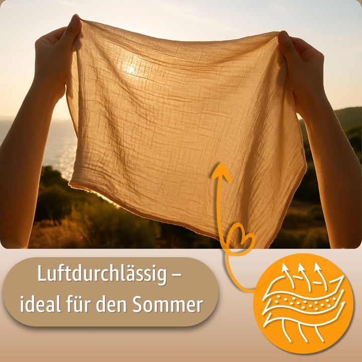 Einschlagdecke Babyschale Baby Decke Musselin 85x85 cm - Winterschlafsack Blanket Fusssack Kinderwag